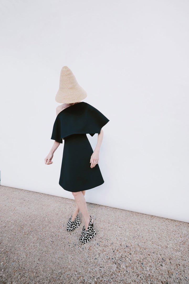 Big Collar Dress Black