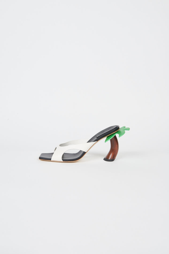 Chiara Wooden Heel Multicolour