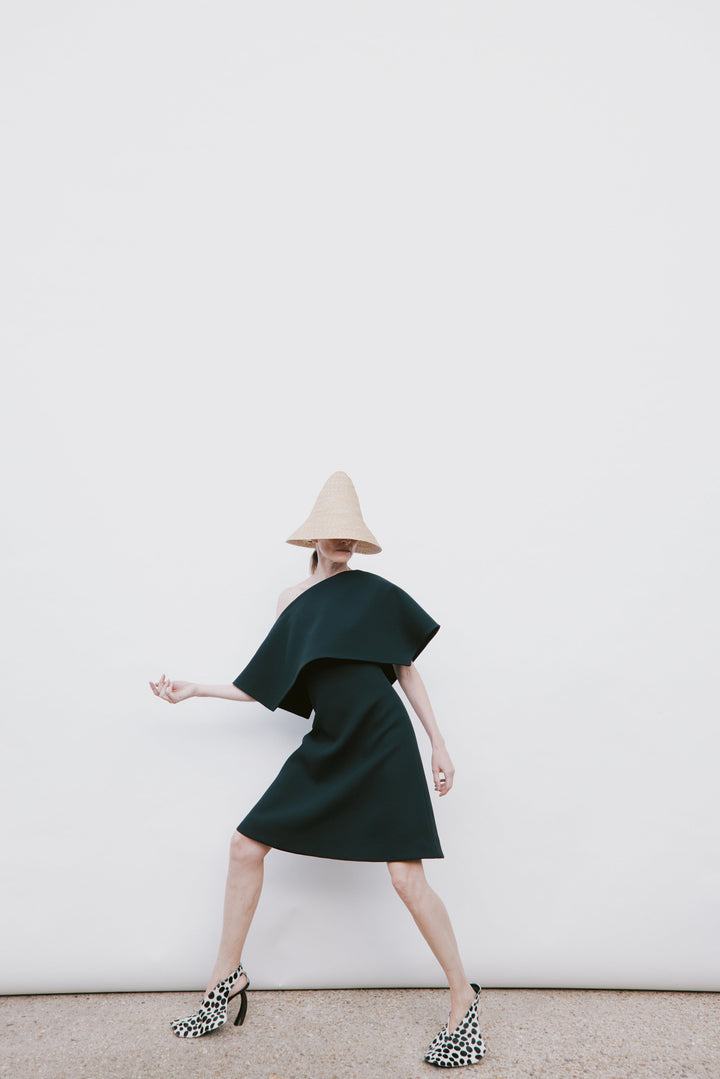 Big Collar Dress Black