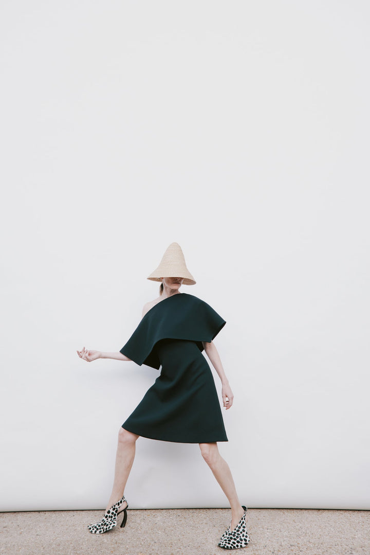 Big Collar Dress Black
