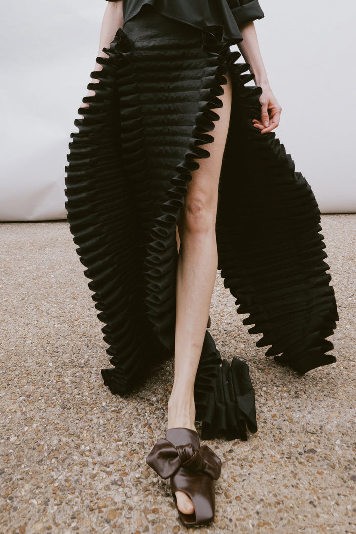 Laminary Skirt Black