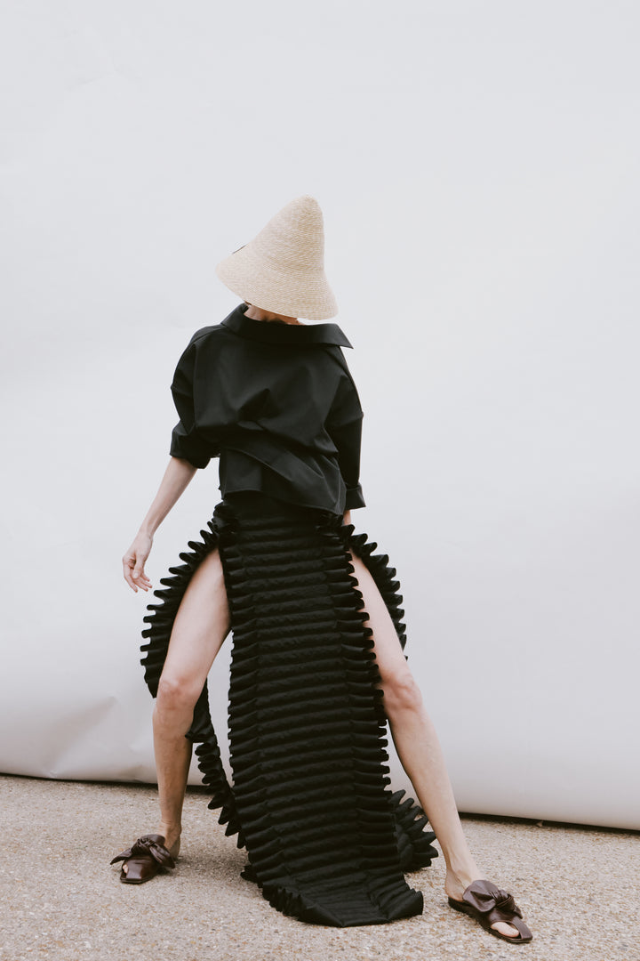 Laminary Skirt Black