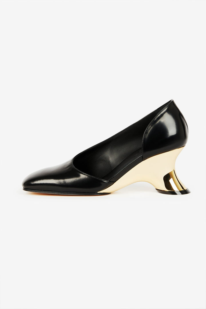Arna Shoe Black Silver Gold