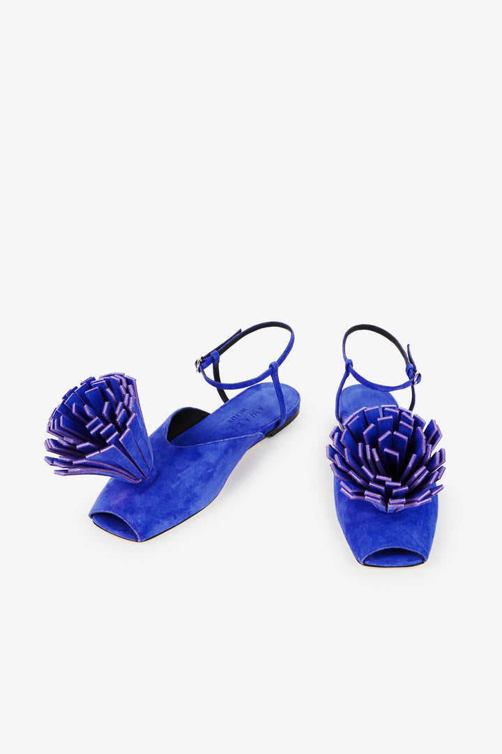 Vivian Flat With Palm Violet