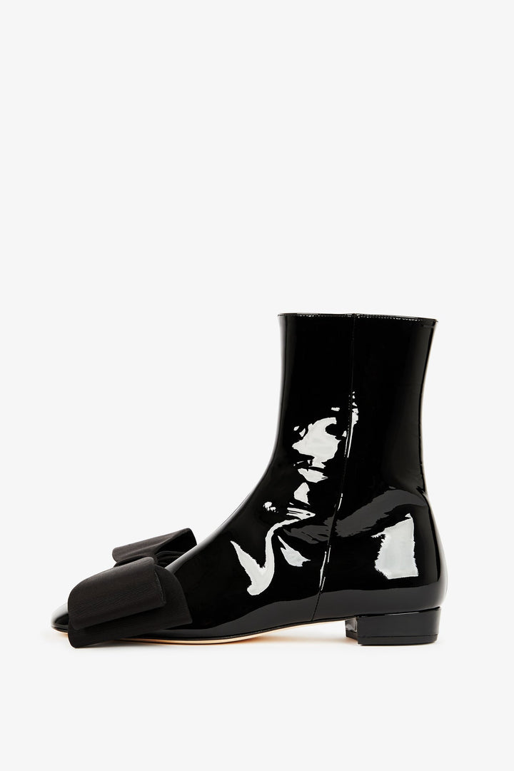 Noa Boot With Bow Black