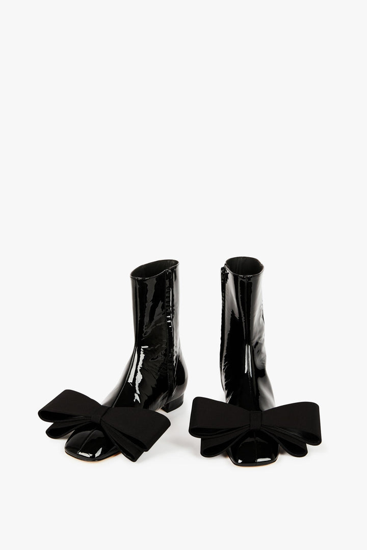 Noa Boot With Bow Black