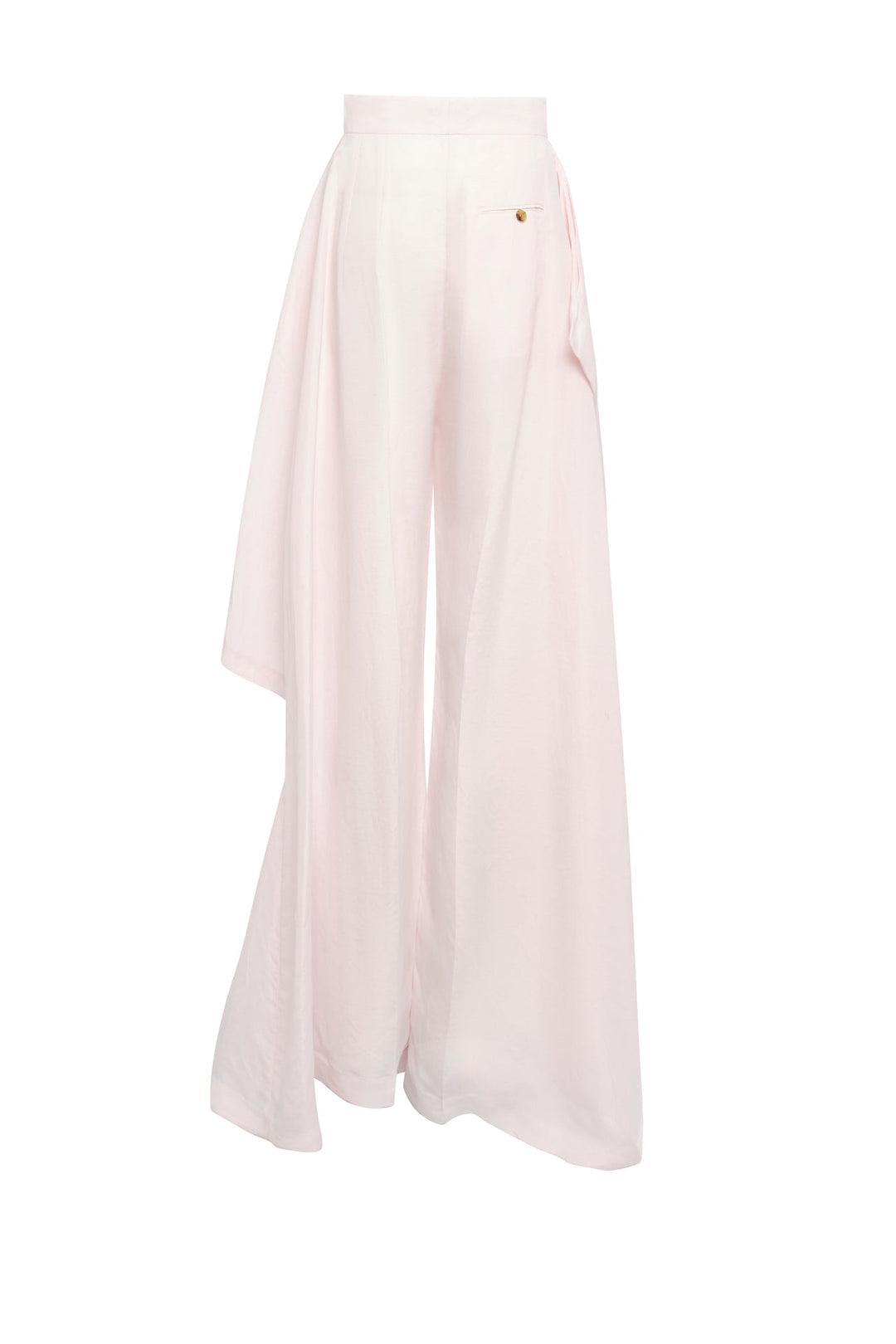 Slit Knee Trousers Pale Pink
