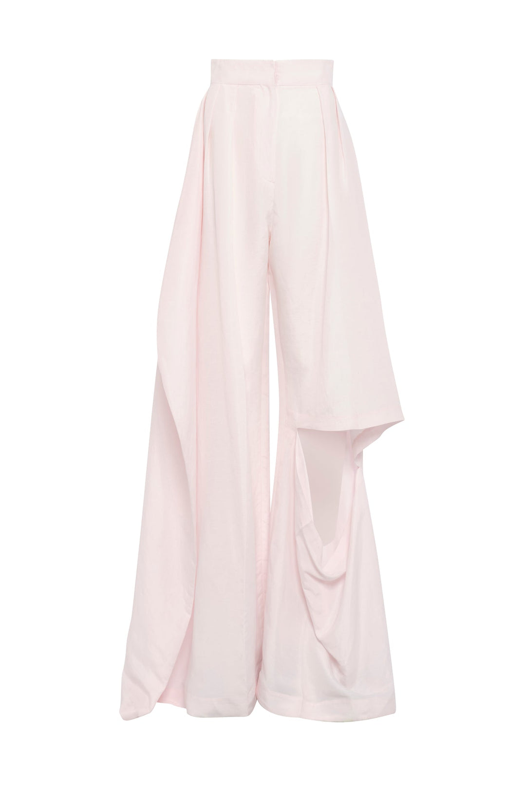 Slit Knee Trousers Pale Pink