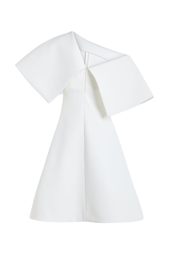 Big Collar Dress White
