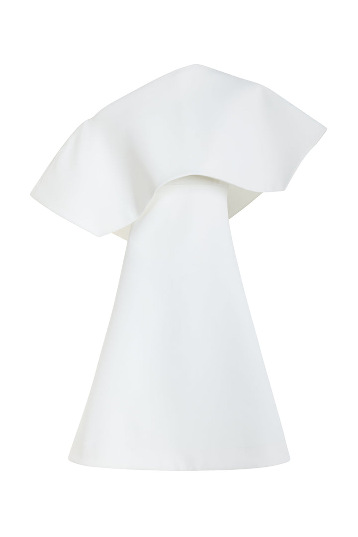 Big Collar Dress White