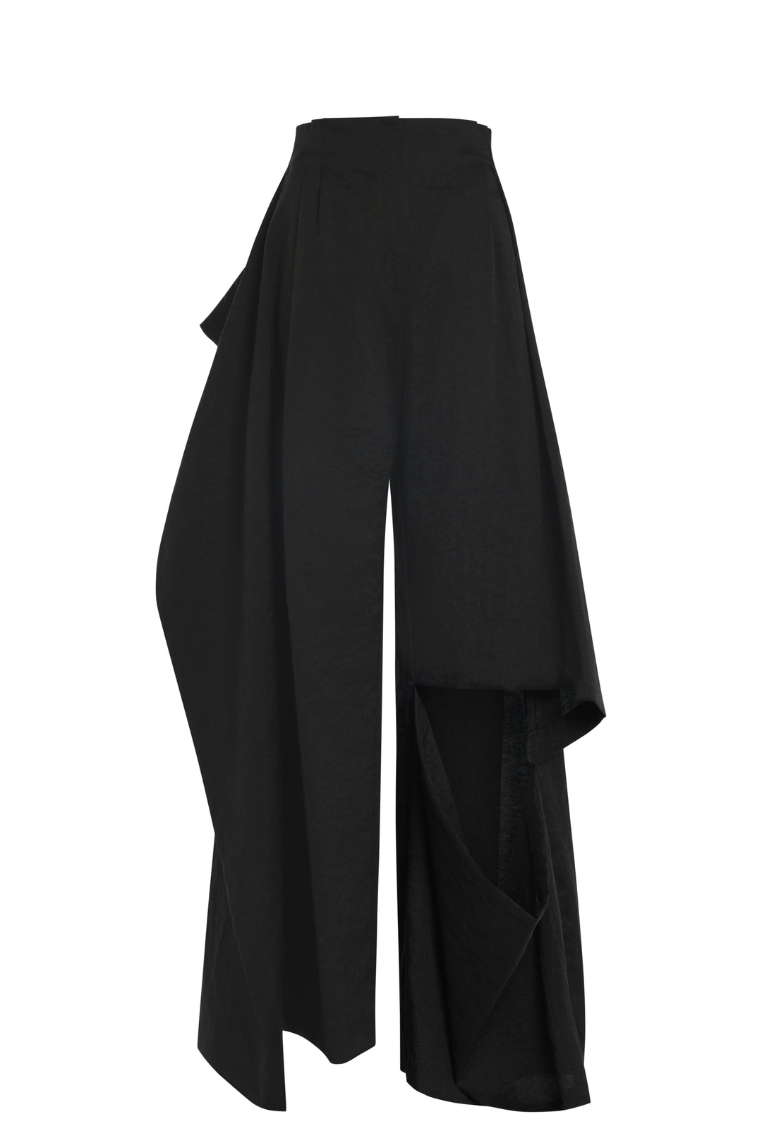 Slit Knee Trousers Dark Navy
