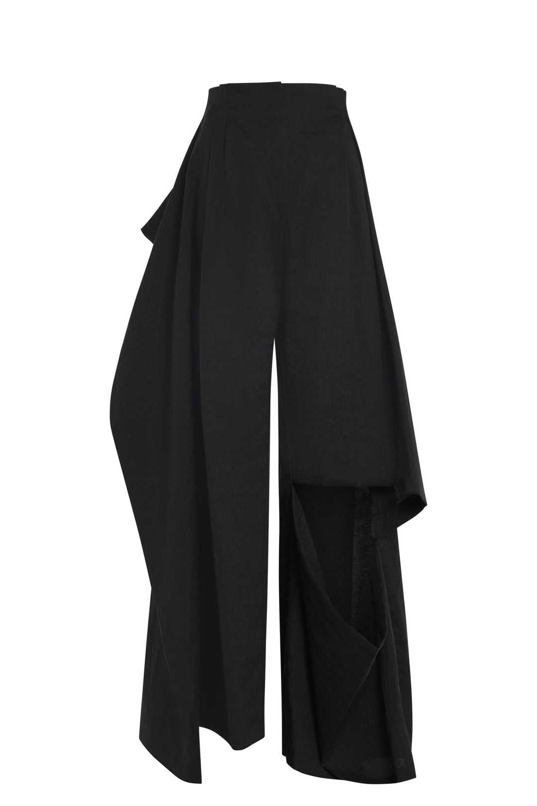 Slit Knee Trousers Dark Navy