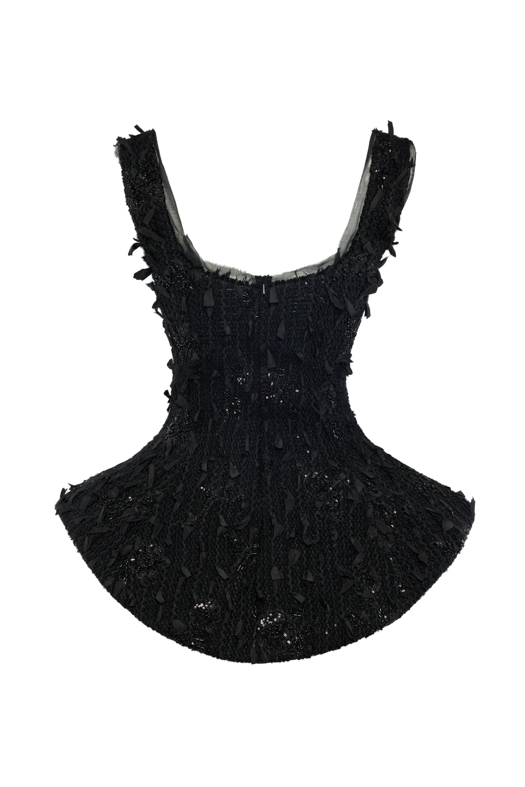 Basque Ballerina Top Black