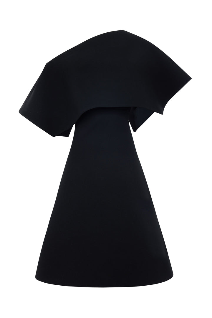 Big Collar Dress Black