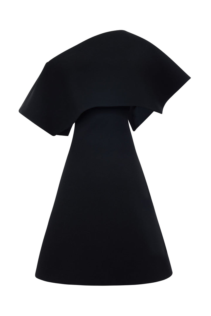 Big Collar Dress Black