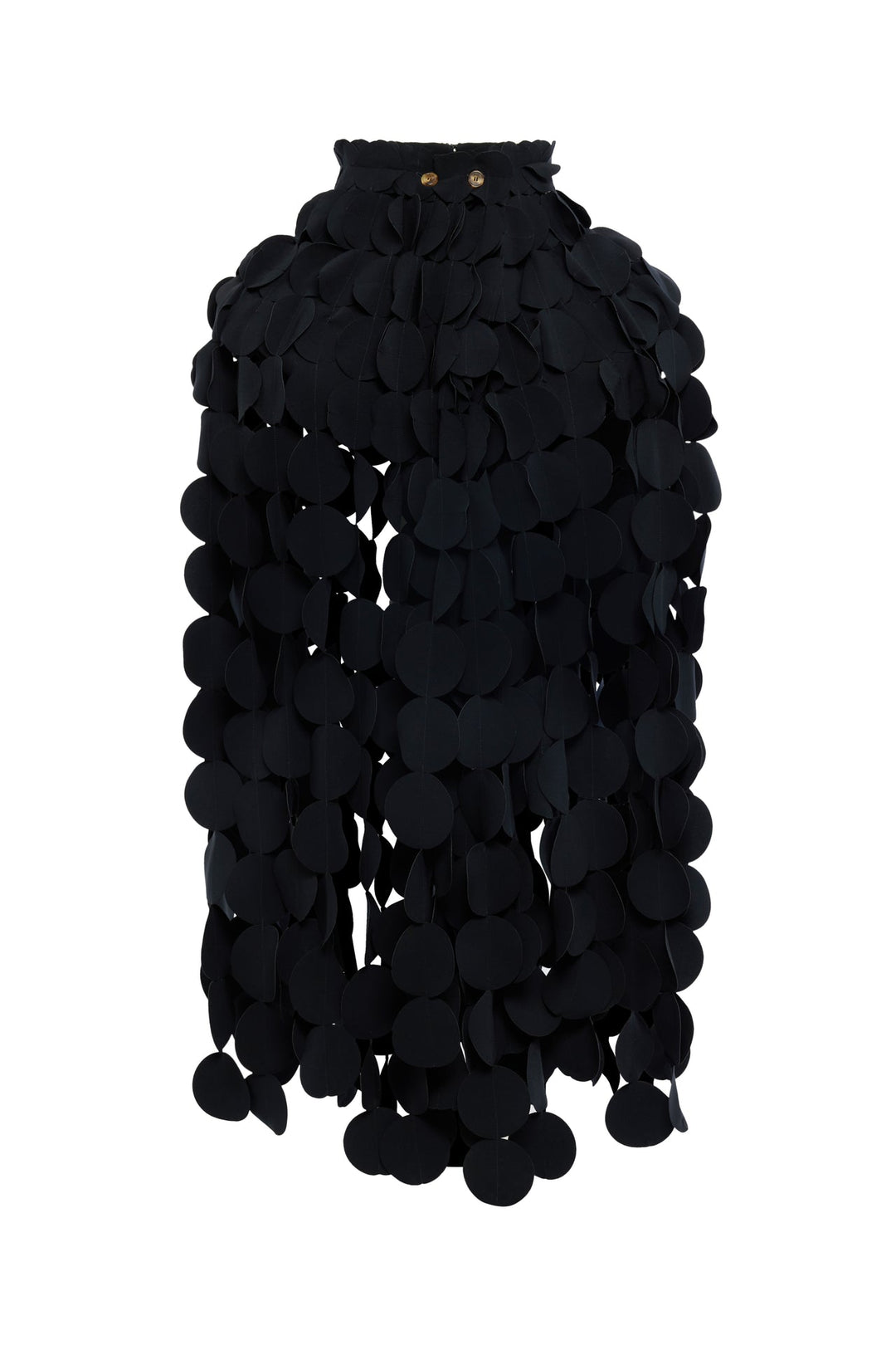 Basque Multicircle Skirt Black