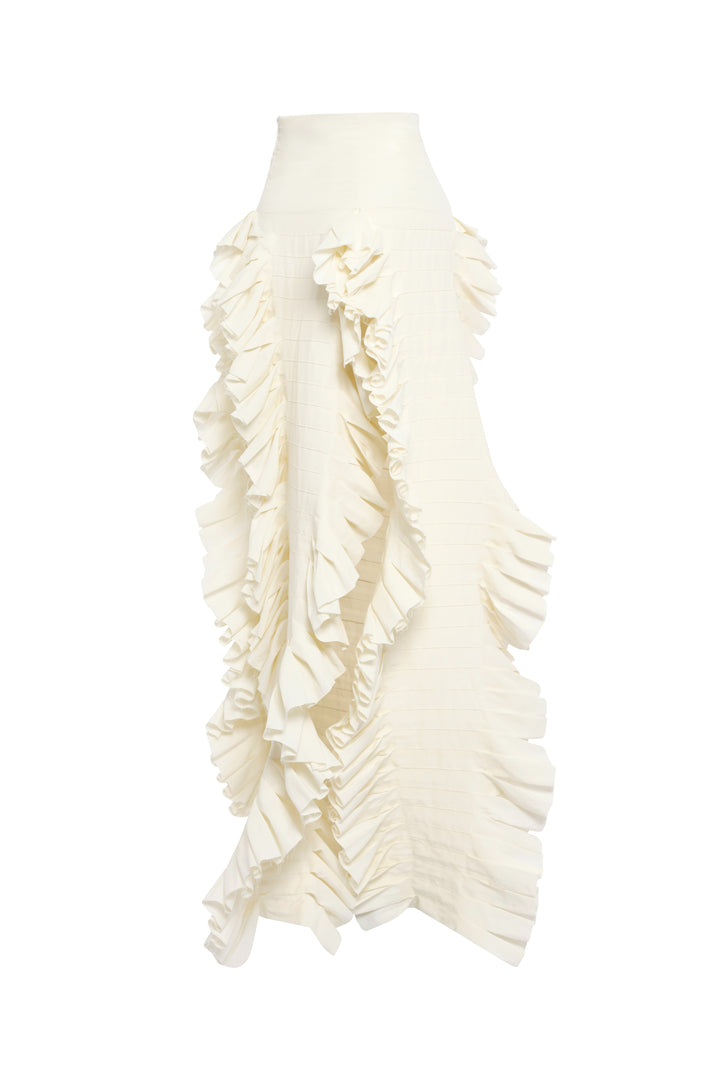Laminary Skirt Off White