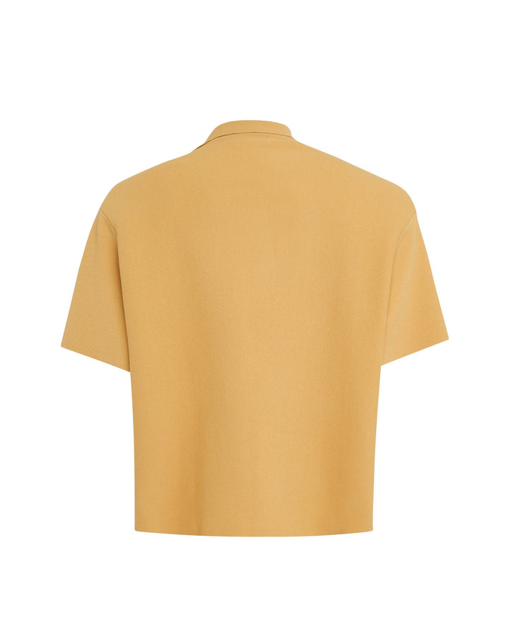 Knitted Rugby Top Camel