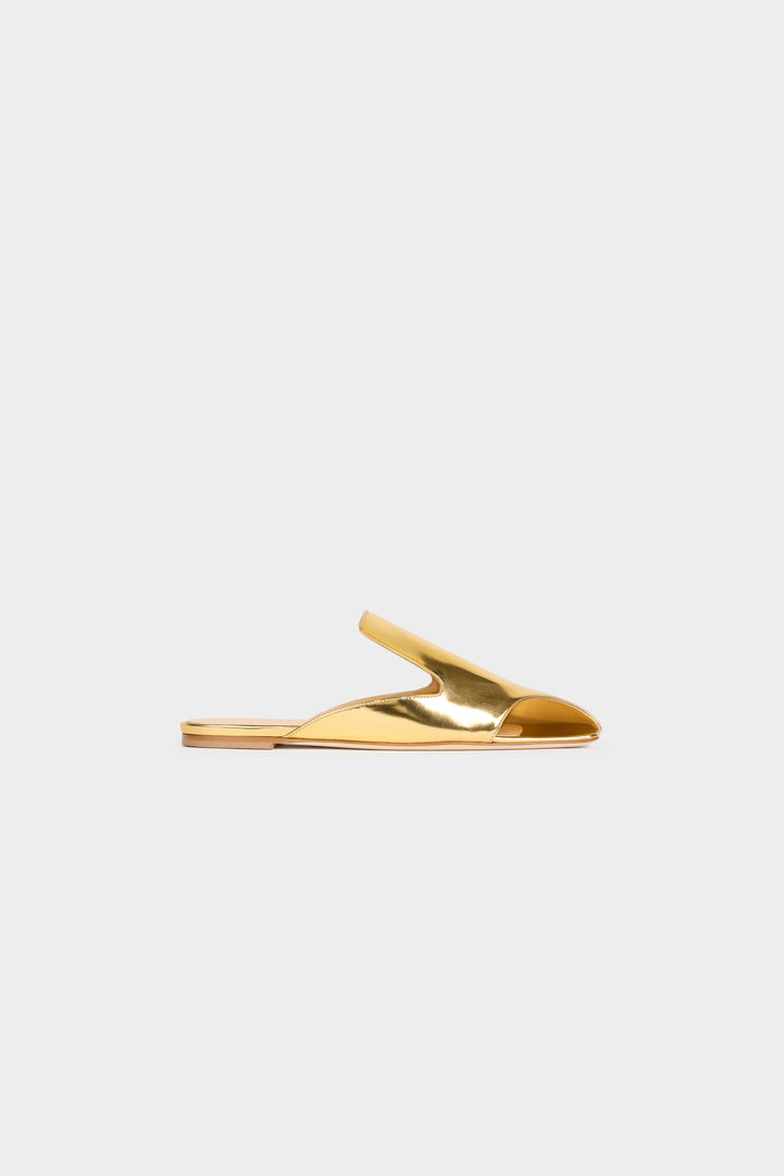 Tim Open Toe Shoes Silver Gold
