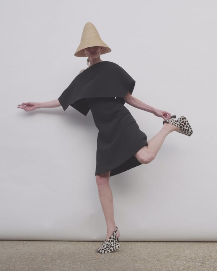 Big Collar Dress Black