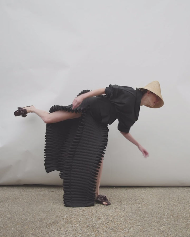 Laminary Skirt Black