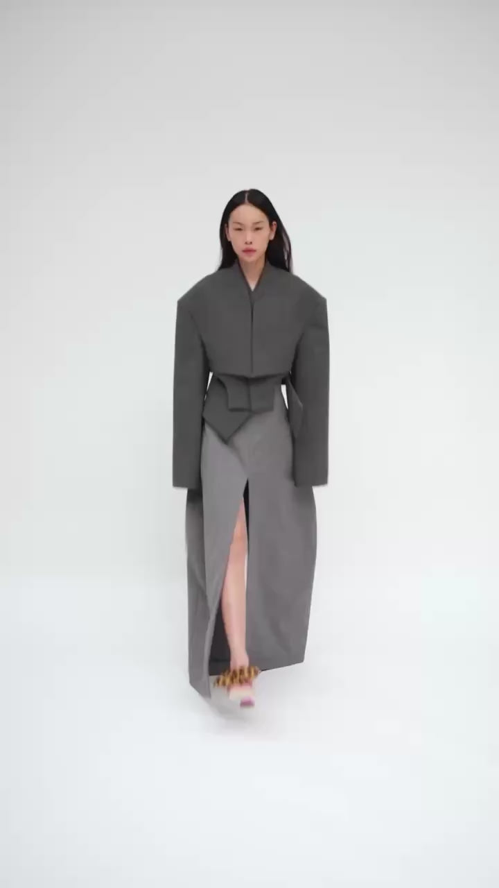 Pant Skirt Grey Melange